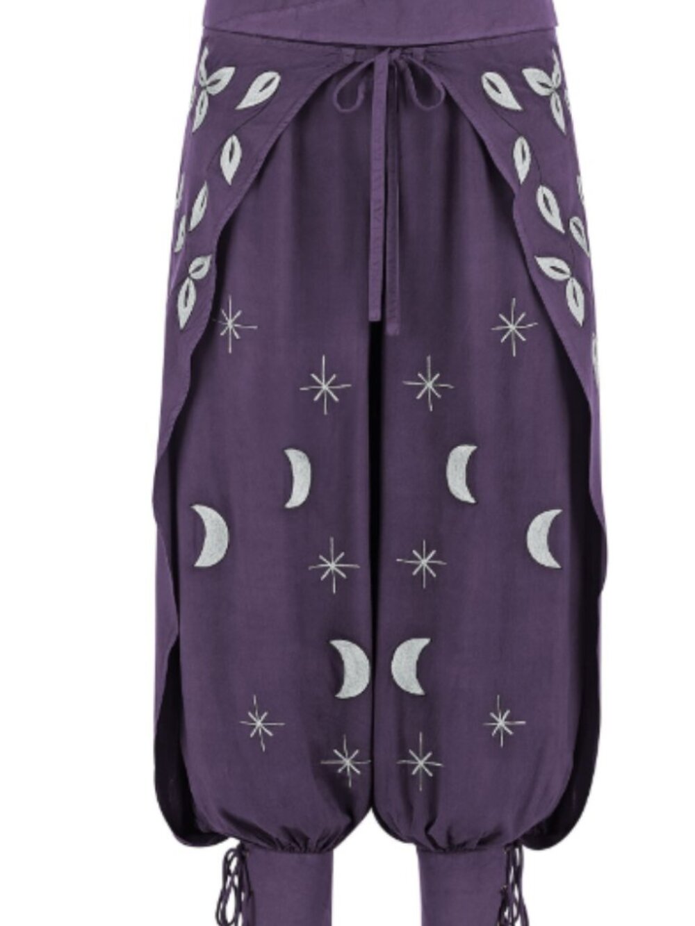 NWT HolyClothing Midnight Lavender Oberon Soft Whimsical Renaissance Pants